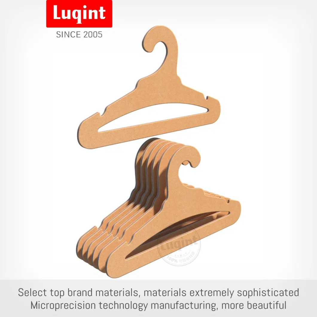 Durable and Beautiful Recycled Outdoor Kraft Paper Cardboard Garment Clothes Hook Hanger Rack for Packaging