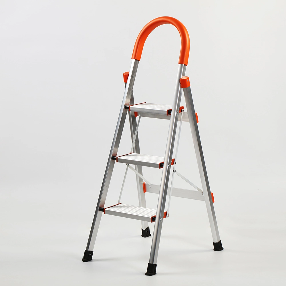 Modern Design 3 Step Household Ladder with Anti-Slip Platform